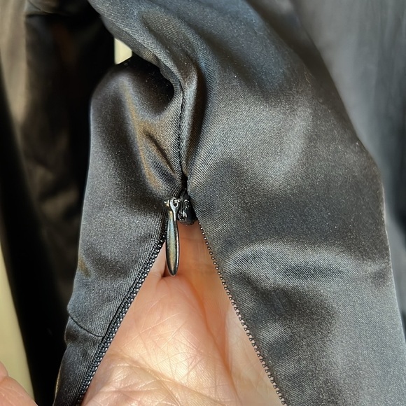 Naracamicie Black Long Sleeveve Satin Blouse Top - Picture 7 of 9